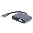 ADAPTADOR USBC A HDMI(H)/VGA(H) GEMBIRD 