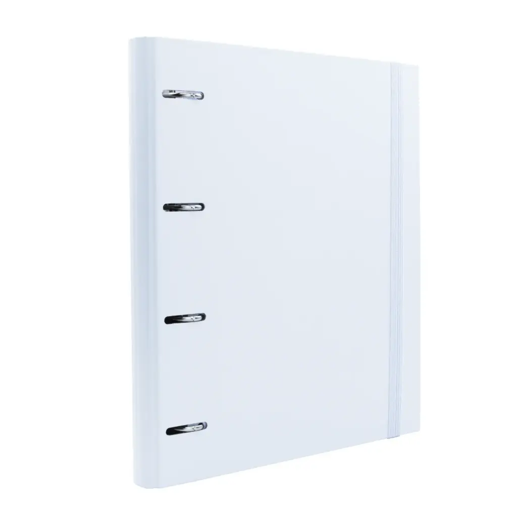 CARPEBLOCK 4 ANILLAS RAYLU PAPER A4  BLANCO 