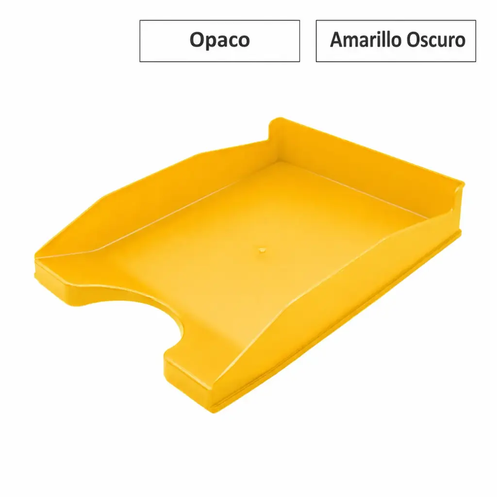 BANDEJA AMARILLO APILABLE 350X250X65MM