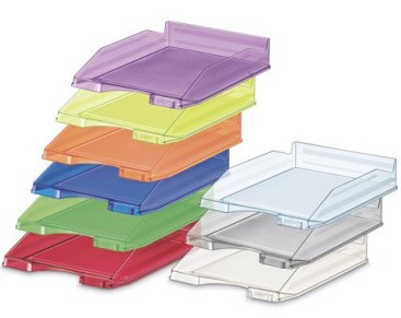 BANDEJA DE ARCHIVO FAIBO SURTIDO FLUOR 10UDS