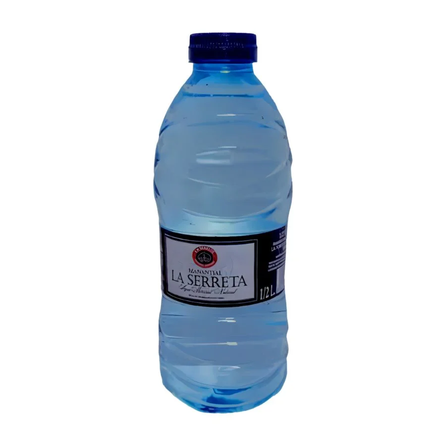 BOTELLA 0,50CL AGUA MINERAL NATURAL LA SERRETA