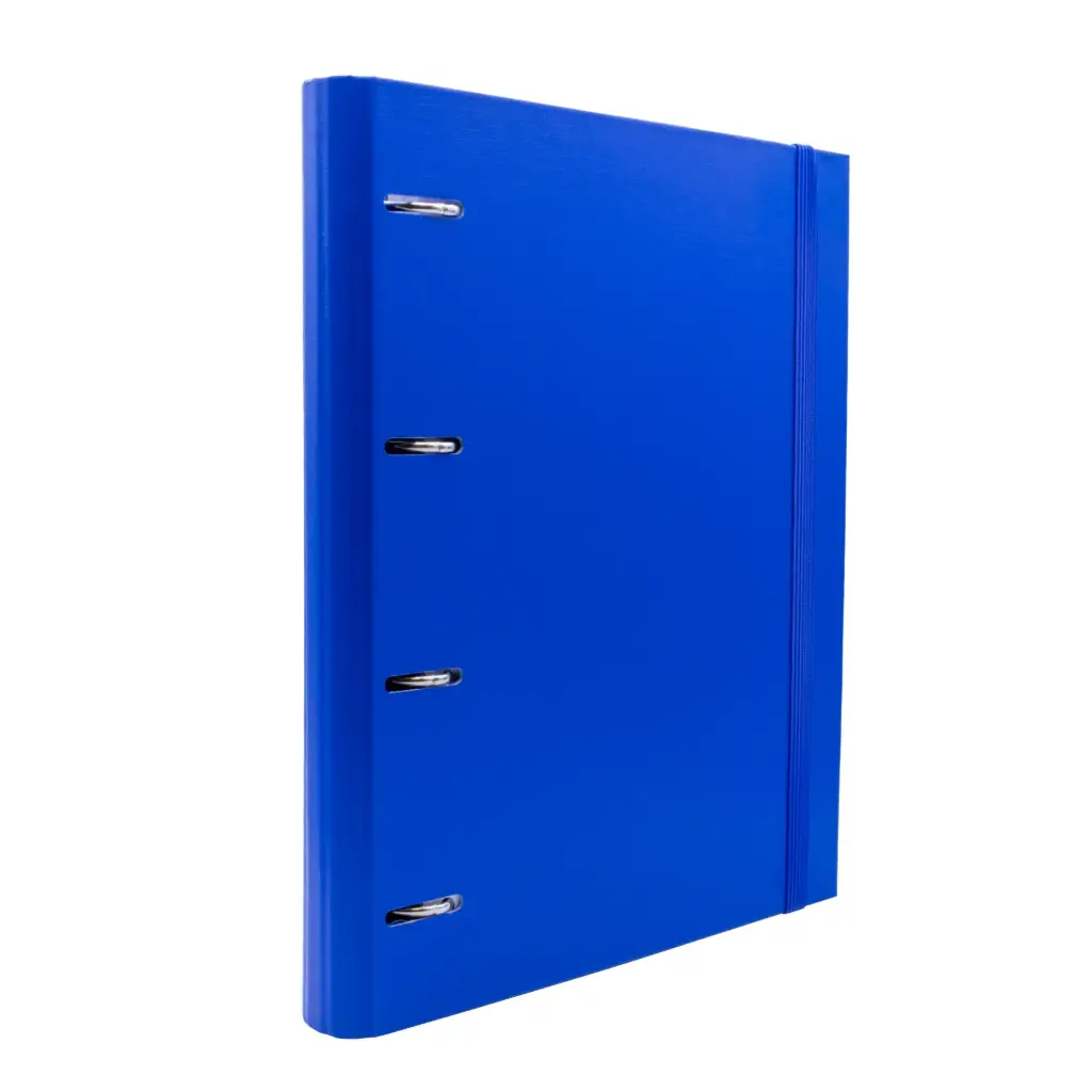 CARPEBLOCK 4 ANILLAS RAYLU PAPER A4 AZUL 