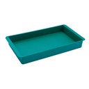 BANDEJA VERDE RECTANGULAR MULTIUSO 247X125X30MM