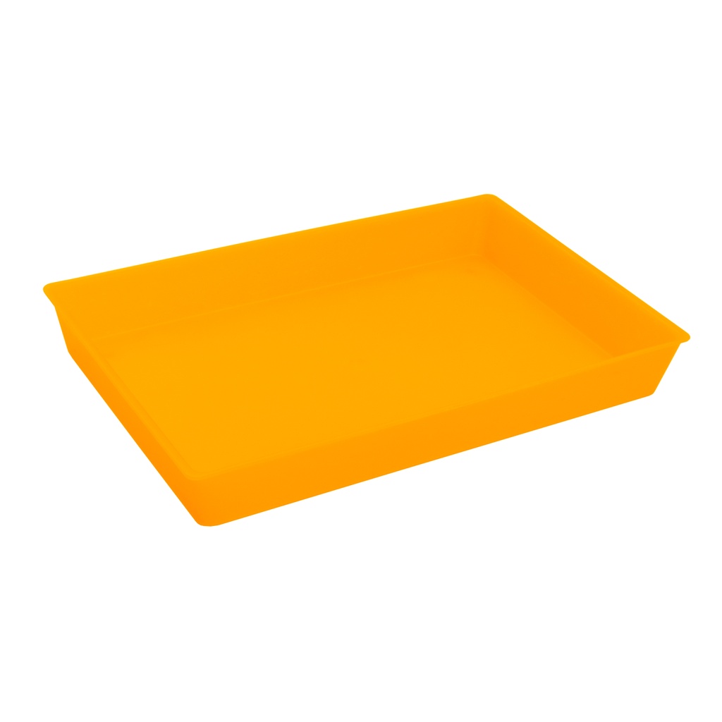BANDEJA NARANJA CONICA MULTIUSO 230X145X30MM