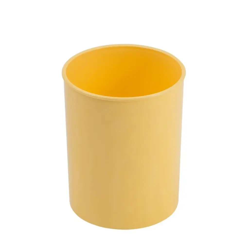 CUBILETE PORTALAPICES AMARILLO OPACO FAIBO  PLÁSTICO