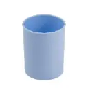 CUBILETE PORTALAPICES AZUL OPACO FAIBO PLÁSTICO 