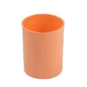 CUBILETE PORTALAPICES NARANJA OPACO FAIBO  PLÁSTICO