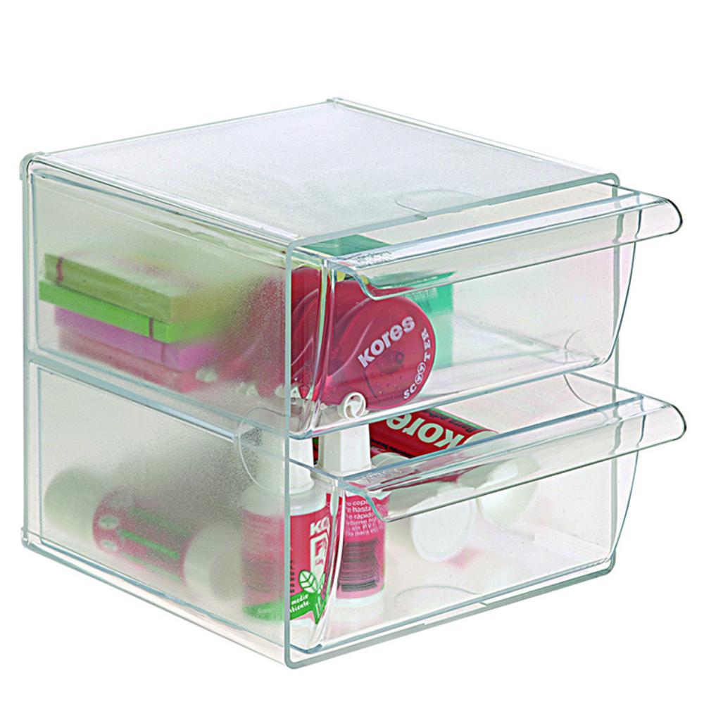 CUBO ORGANIZADOR CON 2 CAJONES GRANDES 6702C
