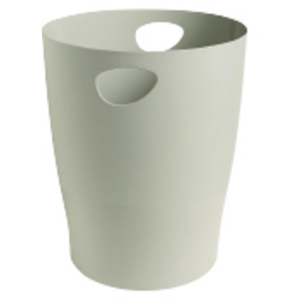 PAPELERA EXACOMPTA ECOBLACK 15 LITROS GRIS