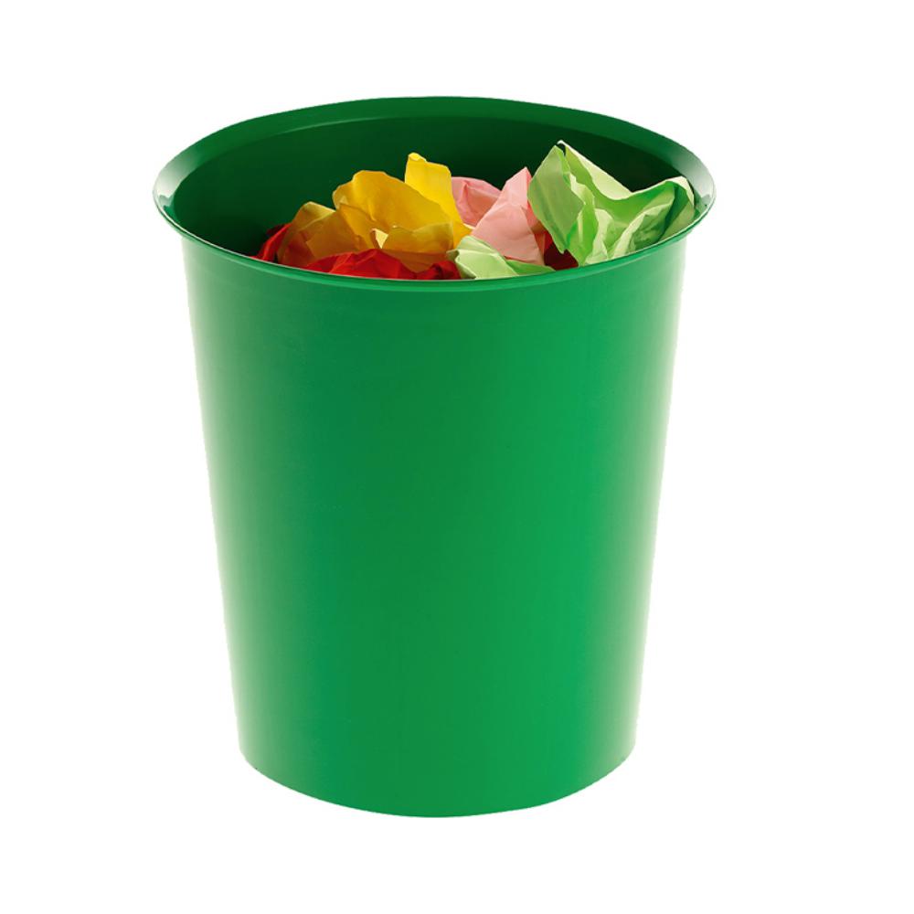 PAPELERA SOSTENIBLE VERDE ARCHIVO 2000 ECOGREEN 18 LITROS