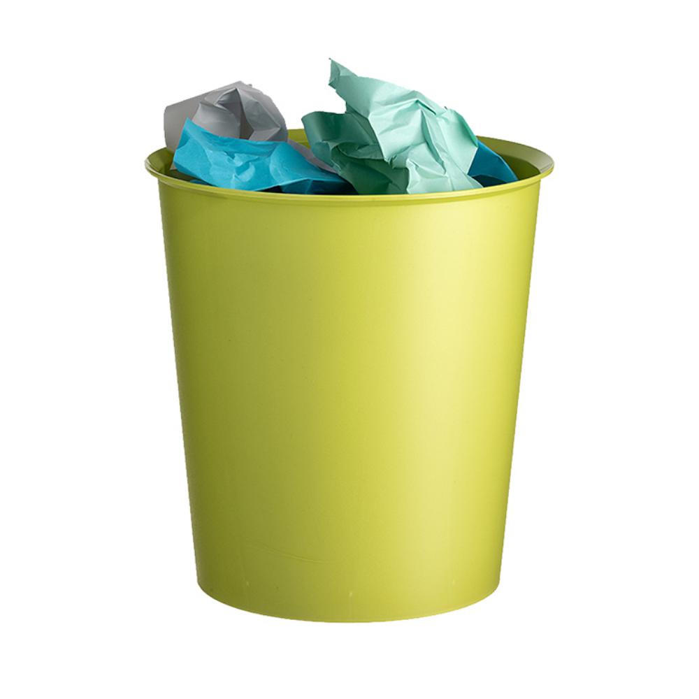 PAPELERA SOSTENIBLE VERDE KIWI ARCHIVO 2000 ECOGREEN 18 LITROS