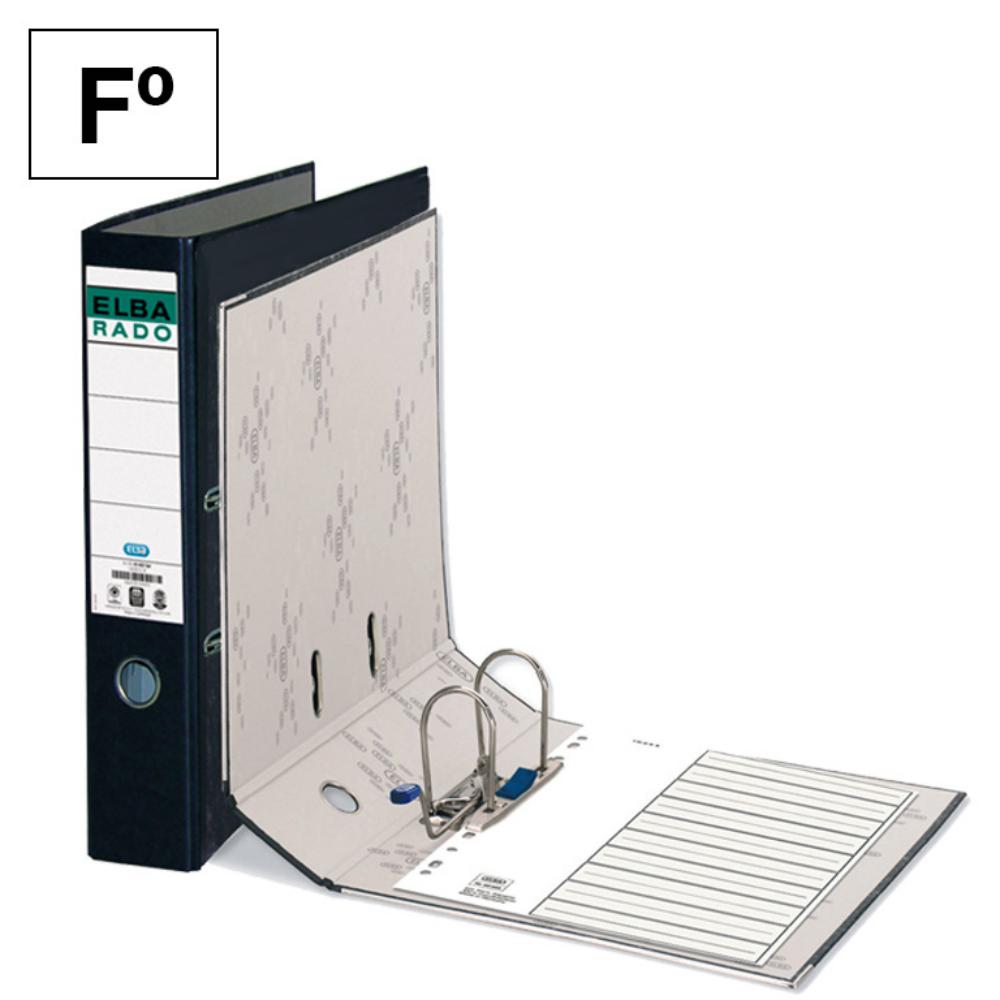 ARCHIVADOR ELBA-RADO FOLIO NEGRO 