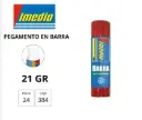 PEGAMENTO IMEDIO EN BARRA 21GR