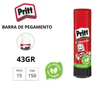 PEGAMENTO PRITT BARRA 43 GRAMOS