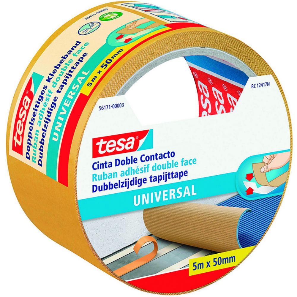 CINTA ADHESIVA DOBLE CARA TESA 50MM×5 M 