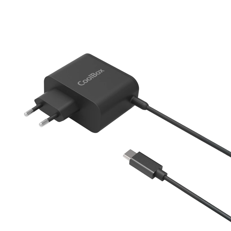 CARGADOR COOLBOX PORTÁTIL UNIVERSAL USB-C 65W GAN