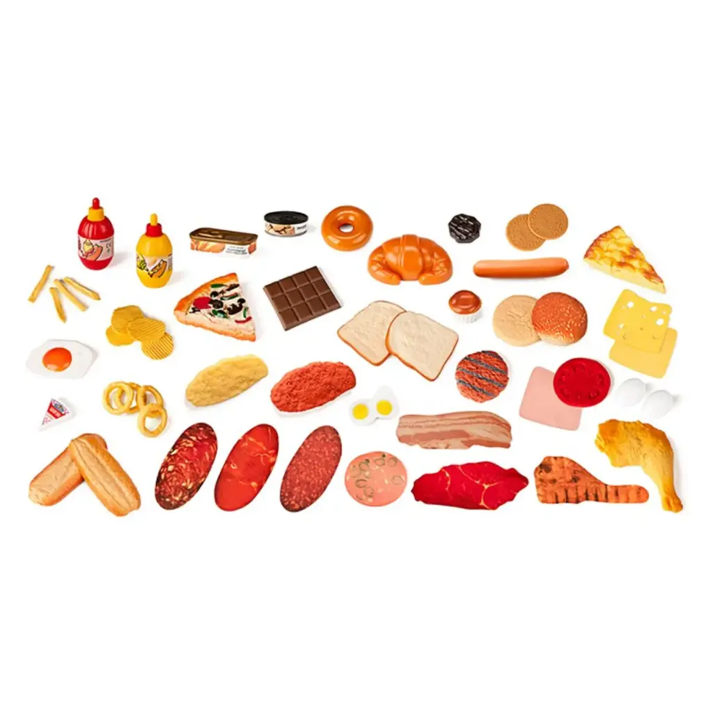 JUEGO ALIMENTOS COMIDA RÁPIDA 52 UNIDADES