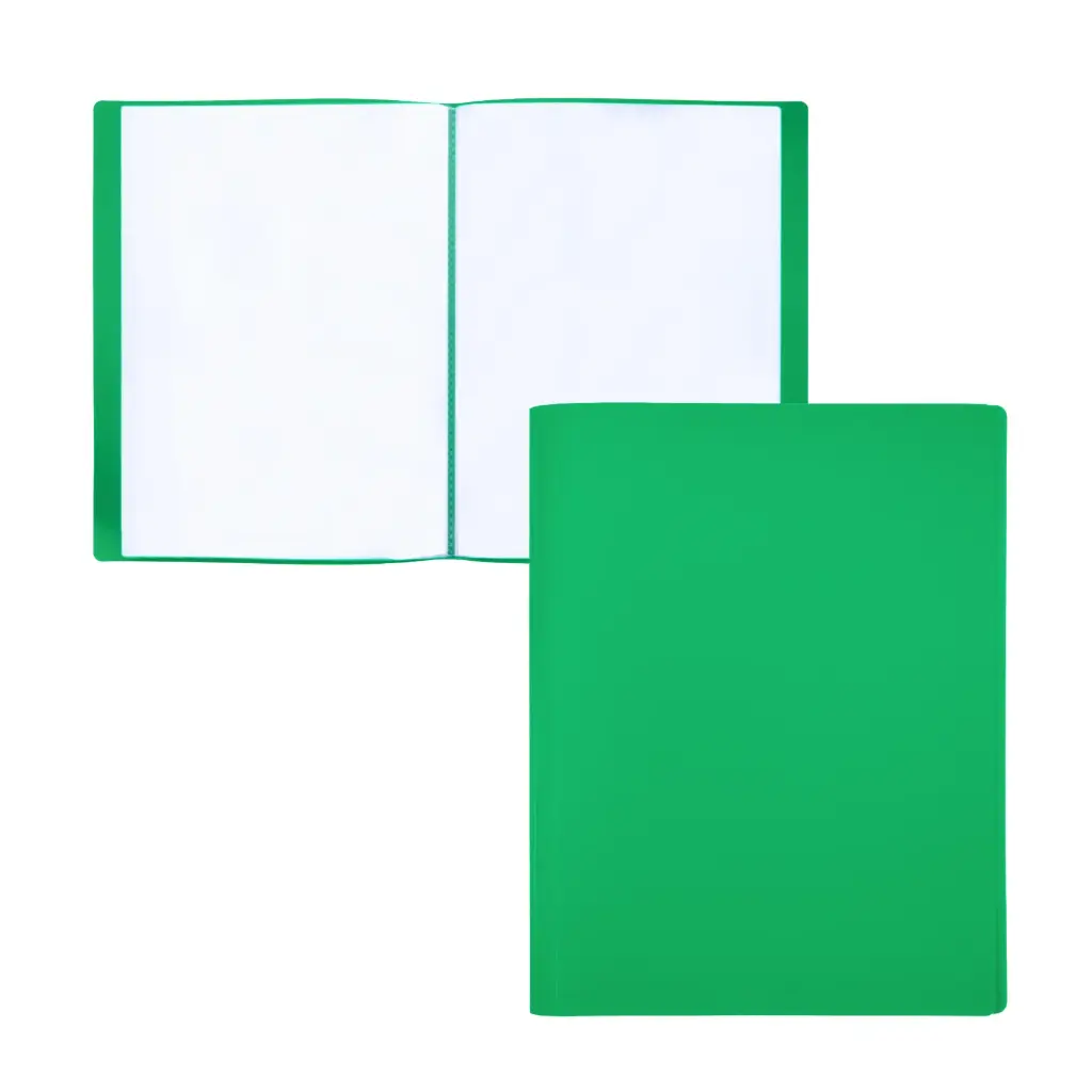 CARPETA DE FUNDAS RAYLU PAPER PREMIUM A5 20 FUNDAS VERDE