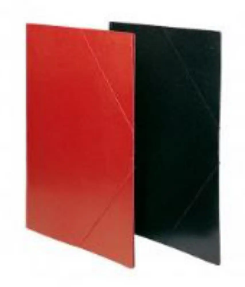 CARPETA DIBUJO A2 ROJA · CARTÓN FORRADO · CON GOMAS 