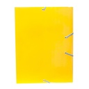 CARPETA MARIOLA CARTON A4+ CON GOMAS Y SOLAPAS AMARILLO 