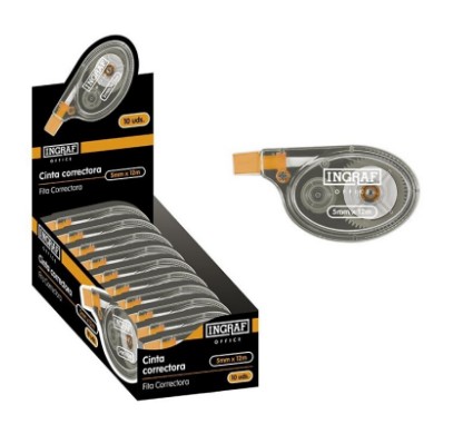 CINTA CORRECTORA INGRAF OFFICE LATERAL 12 M
