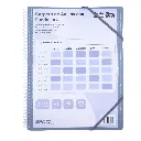 CARPETA PP RAYLU PAPER ESPIRAL 40 FUNDAS A4 HUMO PORTADA PERSONALIZABLE