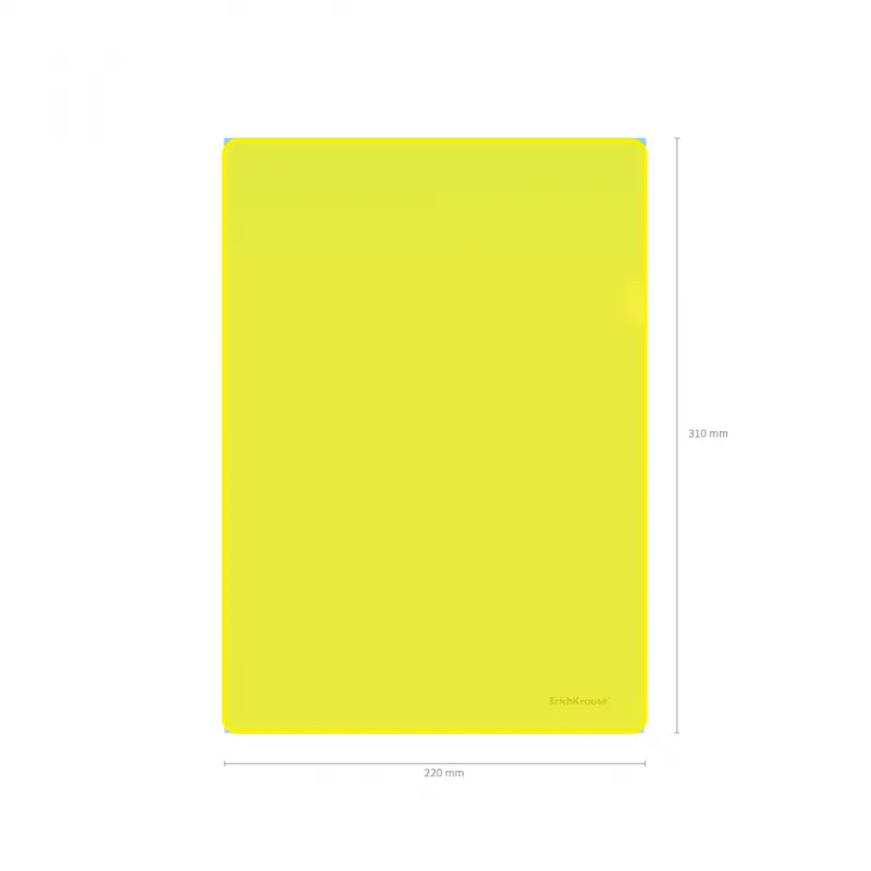 DOSIER UÑERO POLIPROPILENO A4 AMARILLO 10UD