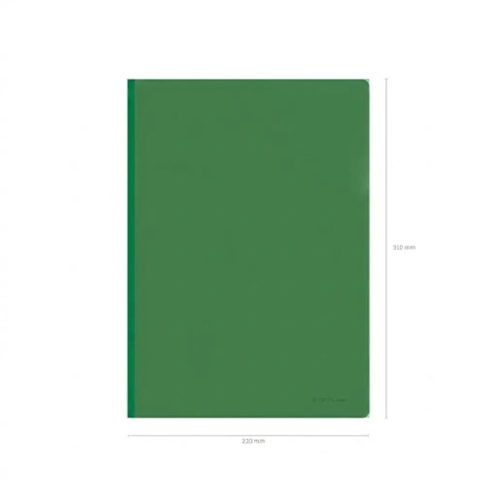 DOSIER UÑERO POLIPROPILENO A4 VERDE 10UD