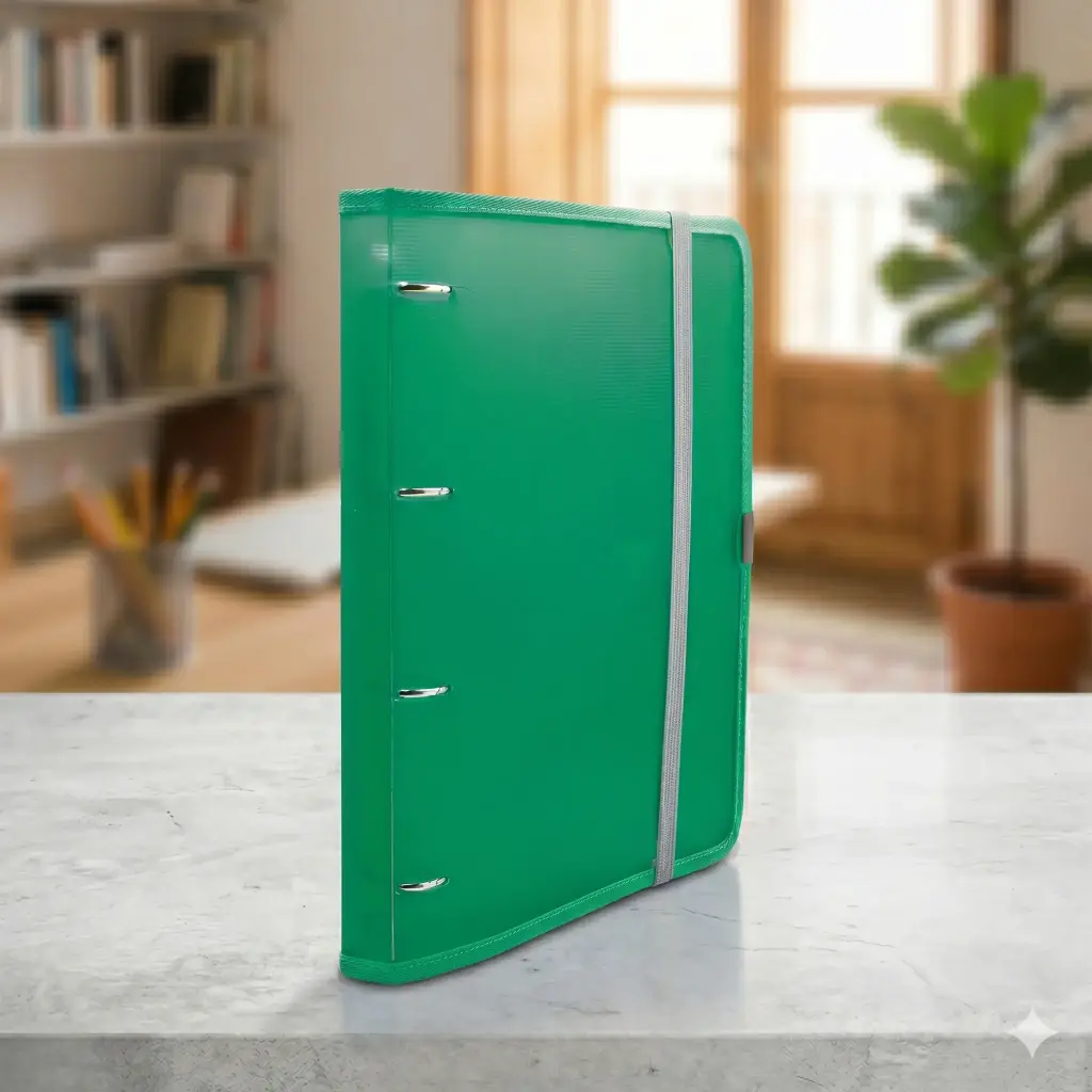 CARPETA PLUS PP 4A/20 VERDE