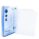 FUNDAS MULTITALADRO PIEL NARANJA FOLIO 60 MICRAS 100 UNIDADES RAYLU