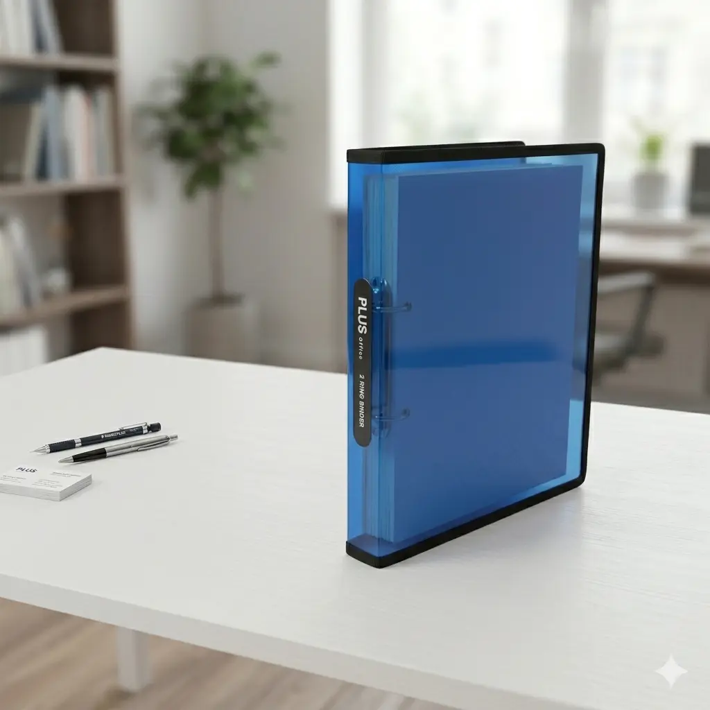 CARPETA PLUS AZUL A4 2ANILLAS 25MM