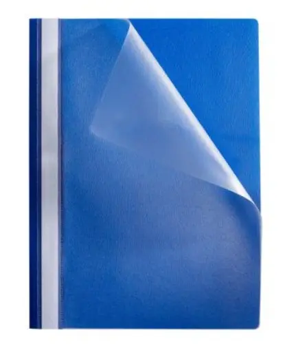 DOSIER FASTENER FOLIO PP AZUL 