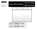 FUNDA PORTACARNET PP 200M HORIZONTAL 68X105MM