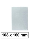 FUNDA PORTACARNET  PVC 200MICRAS CON REBAJE 109X165MM