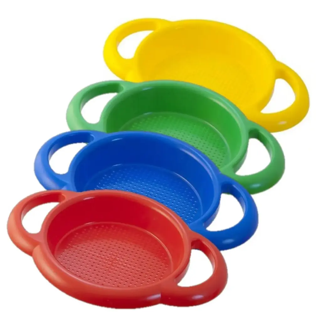 CEDAZOS DE PLÁSTICO MINILAND 24 CM SET DE 4 UNIDADES