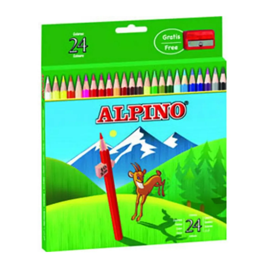 [630042] LÁPICES DE COLORES ALPINO ESTUCHE 24 COLORES