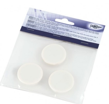 [700238] IMANES MULTIUSO REDONDOS 30MM BLANCO FAIBO BLÍSTER 3 UD