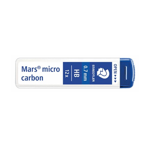 [080092] MINAS MARS MICRO GRAFITO 0,7MM HB TUBO 12 UDS STAEDTLER