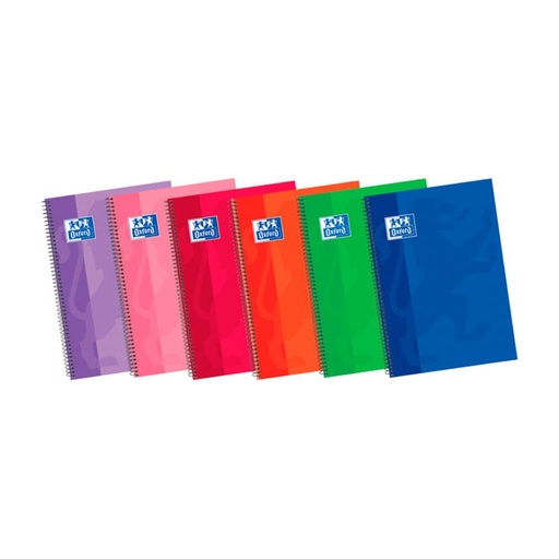 [028593] BLOC OXFORD FOLIO ESPIRAL RAYADO HORIZONTAL 80 HOJAS 90 G/M² TAPA EXTRADURA