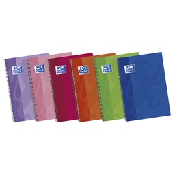 BLOC OXFORD FOLIO ESPIRAL RAYADO MILIMETRADO 80 HOJAS 90 G/M² TAPA EXTRADURA