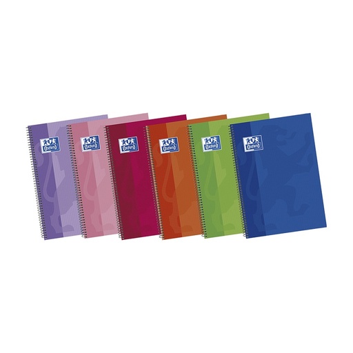 [028596] BLOC OXFORD FOLIO ESPIRAL RAYADO MILIMETRADO 80 HOJAS 90 G/M² TAPA EXTRADURA