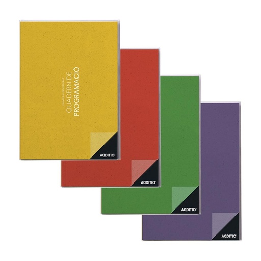 [028460] CUADERNO DE PROGRAMACIÓN ADDITIO A4 CATALAN  P201