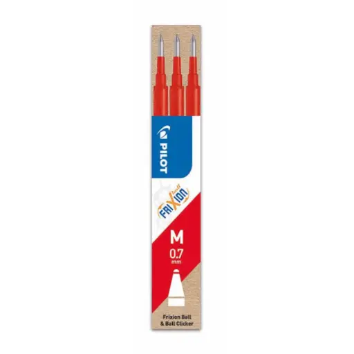 [119296] RECAMBIO PILOT FRIXION BALL ROJO BLISTER 3 UNIDADES