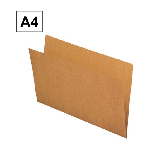 [180001] SUBCARPETAS A4 DE CARTULINA 170 GR. KRAFT MARRON 