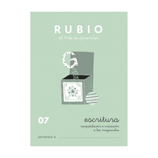 [630323] CUADERNO RUBIO 07 ESCRITURA 