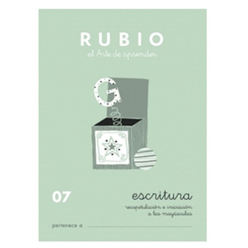 [630323] CUADERNO RUBIO 07 ESCRITURA 