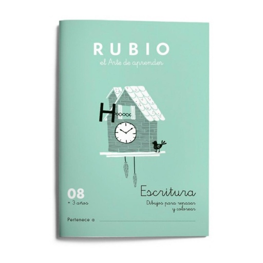 [630324] CUADERNO RUBIO 08 ESCRITURA 