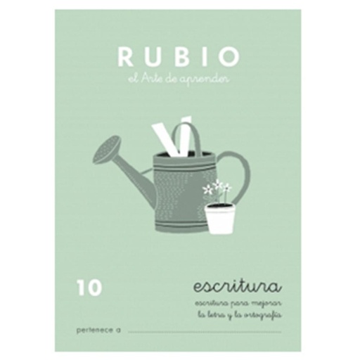 [630336] CUADERNO RUBIO 10 ESCRITURA 