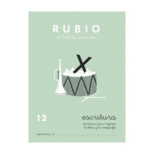 [630338] CUADERNO RUBIO 12 ESCRITURA 