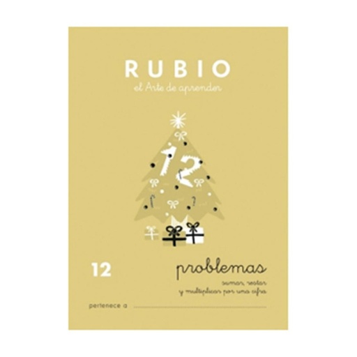 [630308] CUADERNO RUBIO 12 PROBLEMAS 